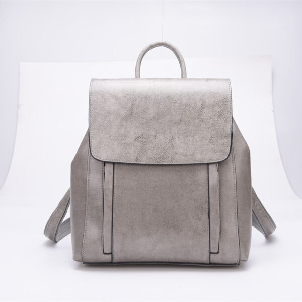 New Women's Fashion Leather Multi-functional Backpack - Image 2