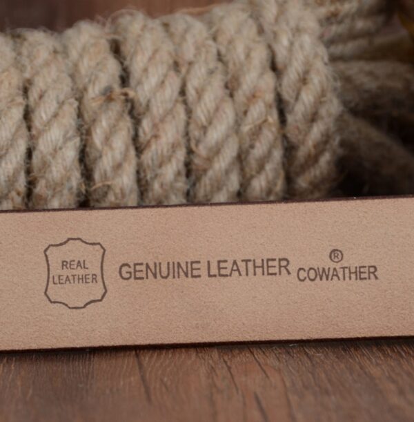 Dynamic buckle leather belt belt - Image 9