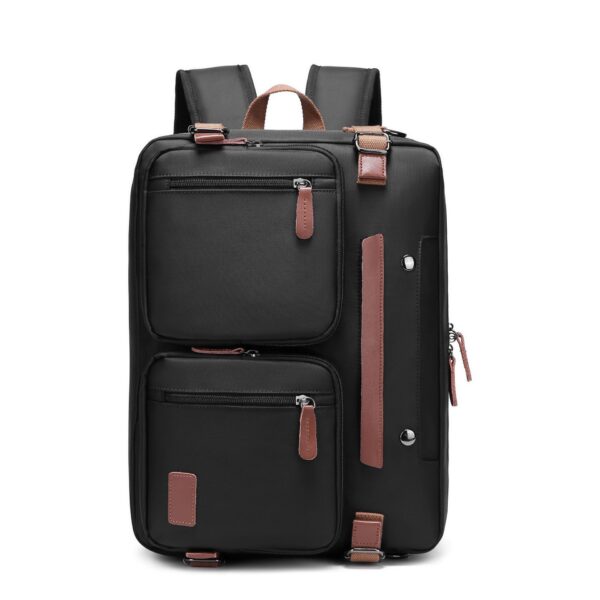 Tote Backpack 15.6 17.3Inch Laptop Backpack Fashion Travel Business Backpack Convertible Nylon Waterproof Student Backpack - Image 3
