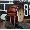 Dynamic buckle leather belt belt - Image 7