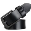 Dynamic buckle leather belt belt
