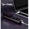 2 In 1 Straight Hair Comb Wireless Hair Straightener Brush Hair Fast Heating Portable Hot Curler USB Charging - Image 5