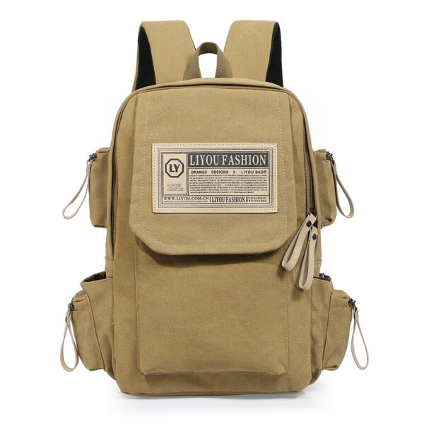 Canvas Leisure Sports Travel Backpack - Image 4