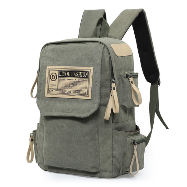 Canvas Leisure Sports Travel Backpack - Image 3