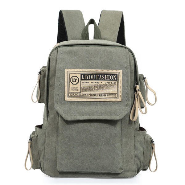 Canvas Leisure Sports Travel Backpack - Image 5