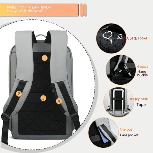 Business Lightweight Multifunctional Backpack For Men - Image 6