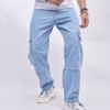 Men's New Style Jeans Straight Pants Pure Color Trend New Fashion - Image 4