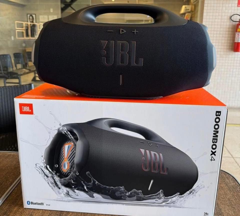 Powerful Boombox 4 Portable Bluetooth Speaker, Black - Image 5